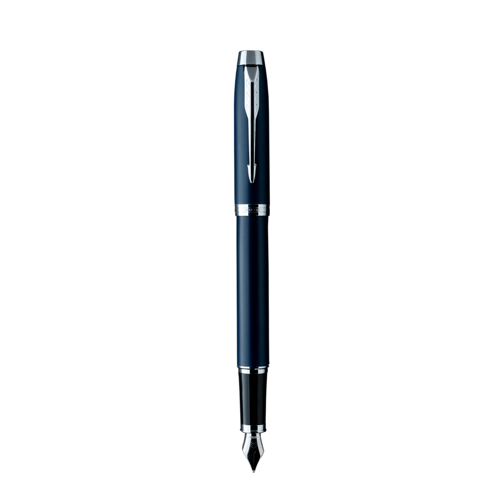 עט פרקר נובע Parker IM כחול מט עם עיטורים כסופים