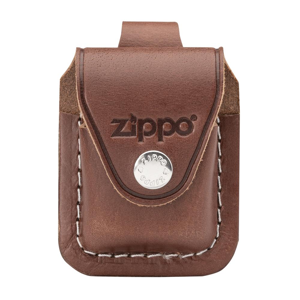 נרתיק עור חום למצית ZiPPO זיפו מקורי