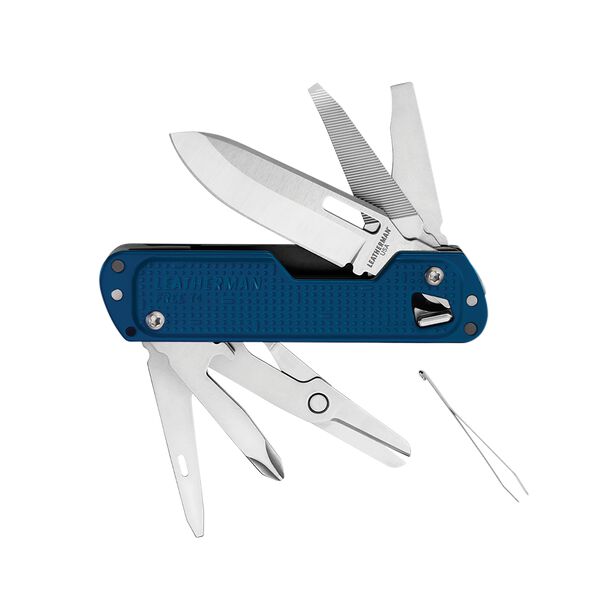 אולר רב תכליתי לדרמן Leatherman Free T4 מגנטי כחול