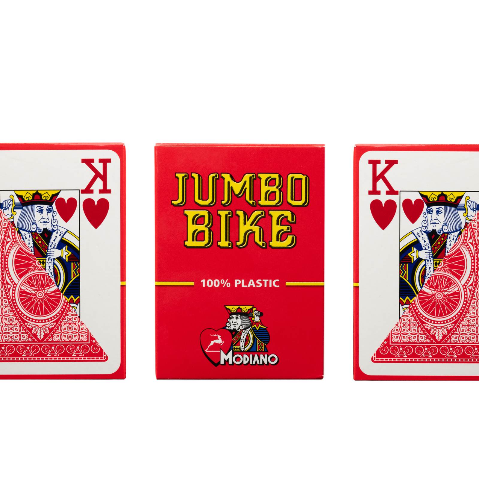 חפיסת קלפי JUMBO BIKE מודיאנו אדום