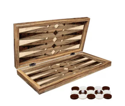 ששבש מהודר ויוקרתי מעץ בעבודת מרקטרי marquetry – תמונה 2