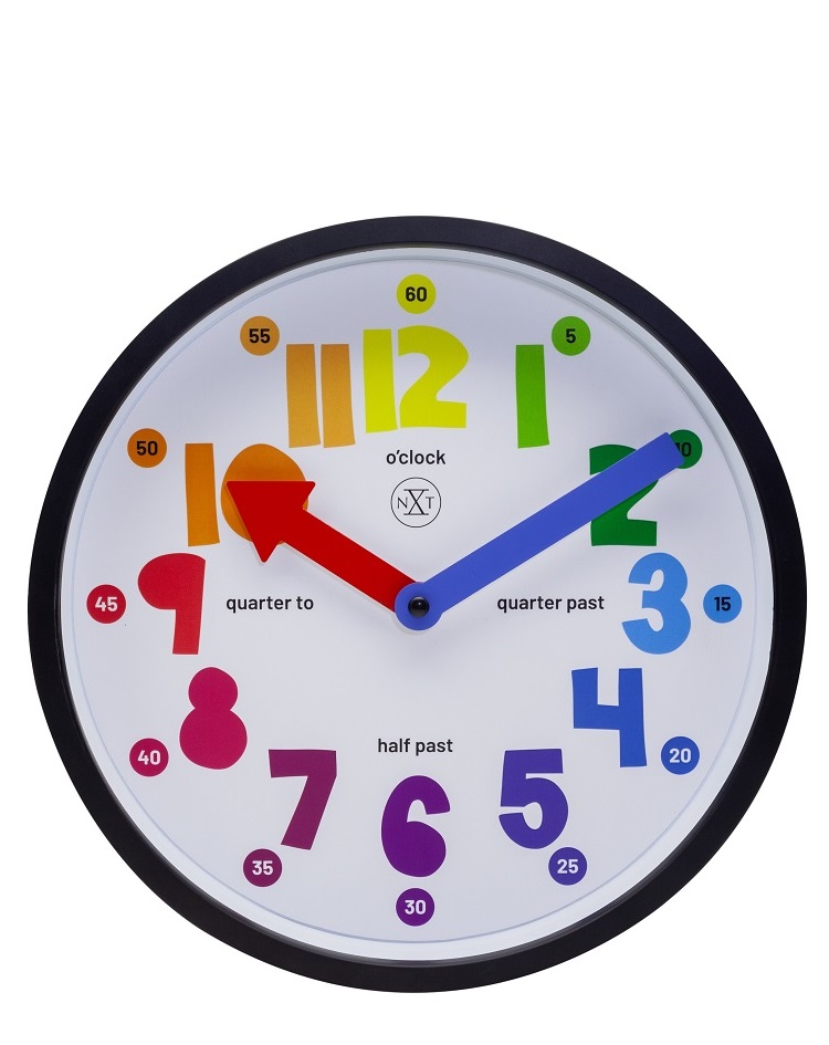שעון קיר סופיה SOPHIA ססגוני NEXTIME הולנד