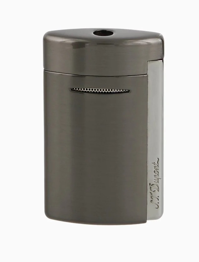 מצית דופון S.T.Dupont טורבו קומפקטית Minijet באפור מטאלי
