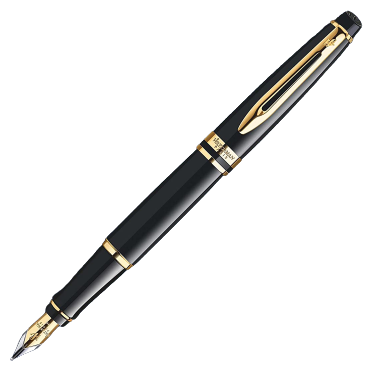 עט נובע ווטרמן Waterman אקספרט שחור / זהב