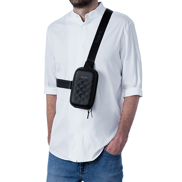 MINI BAG GO – Rollink תיק צד קשיח סלינג בצבע שחור