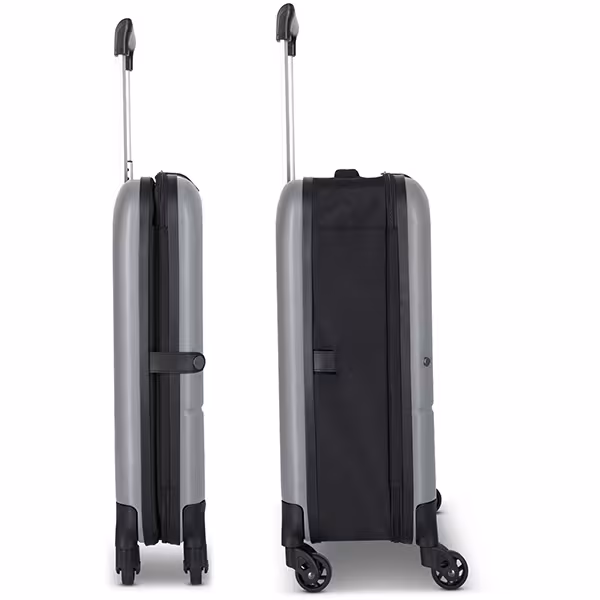FLEX LIGHT Rollink - מזוודה לעליה למטוס "21 אפור כסוף – תמונה 3