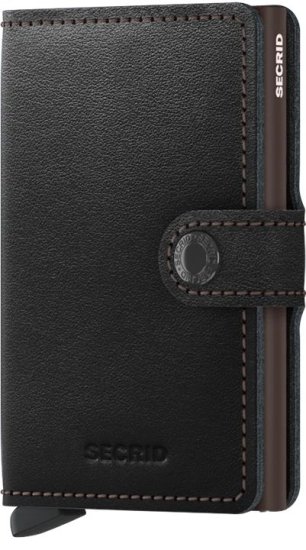 ארנק עור סקריד Secrid Miniwallet שחור חום