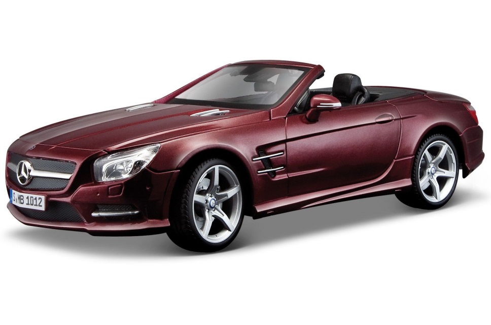 מכונית אספנות Maisto – מרצדס בנץ SL 500 2012 קבריולט (קנה מידה 1:18)