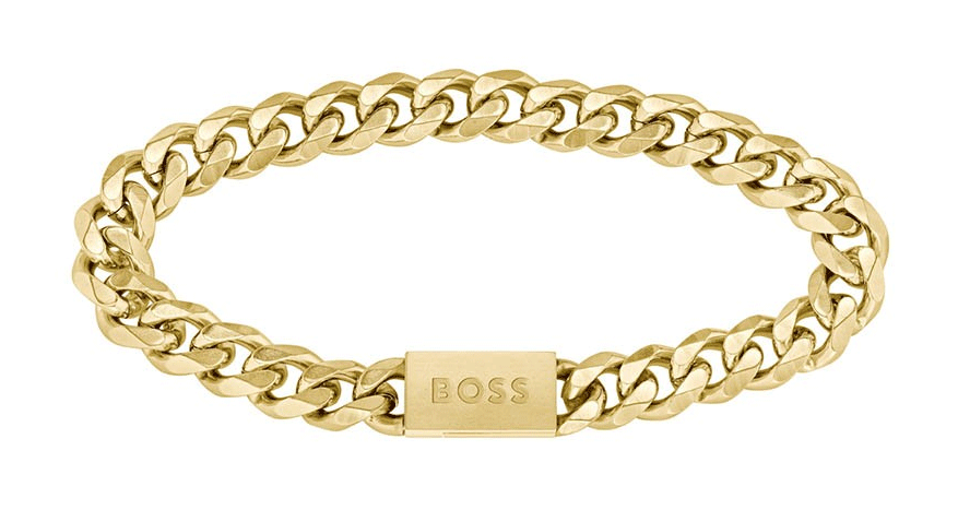 צמיד / גורמט HUGO BOSS מוזהב וקלאסי – תמונה 2