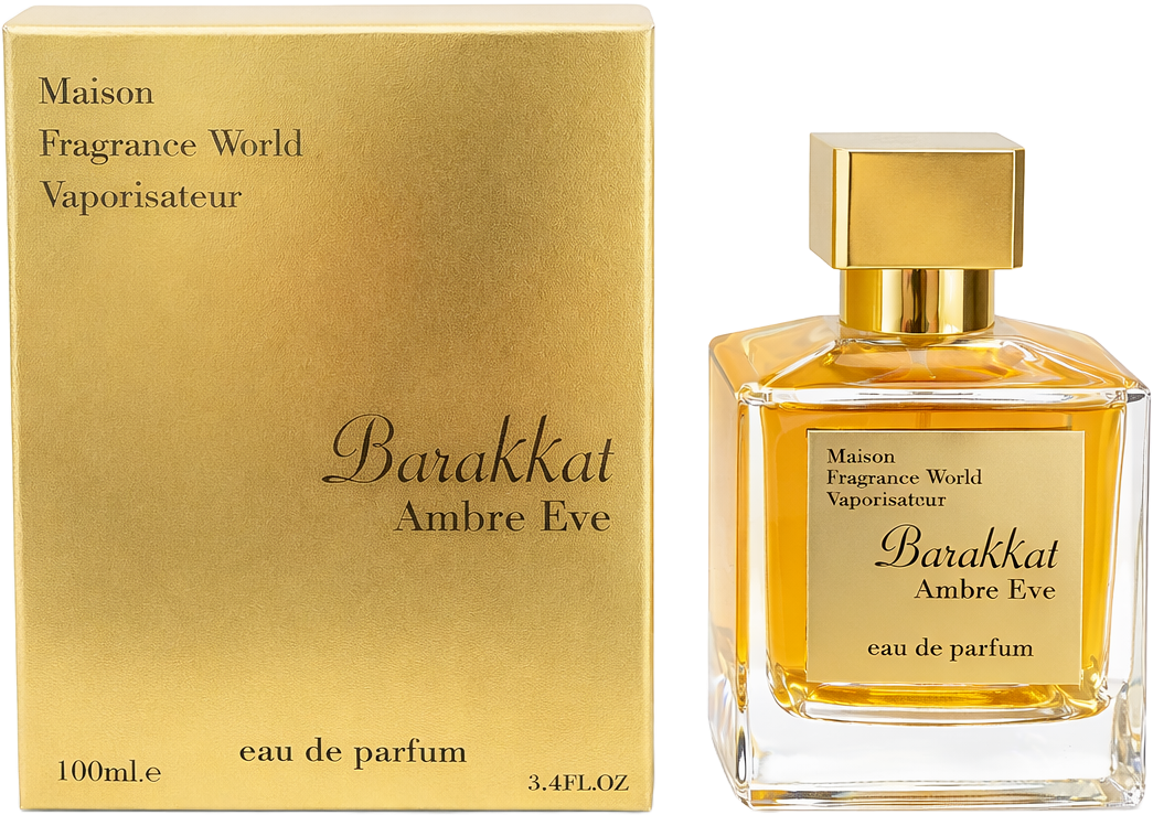בושם יוניסקס Barakkat Ambre Eve, א.ד.פ 100 מ״ל, Maison Fragrance World