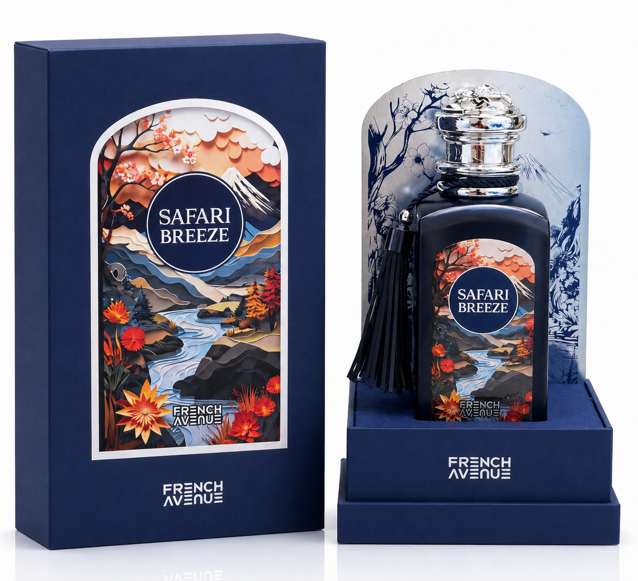 בושם א.ד.פ. Safari Breeze מבית French Avenue, מסע ריחני של רוגע, טבע ואלגנטיות